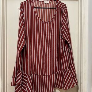 Striped blouse‎